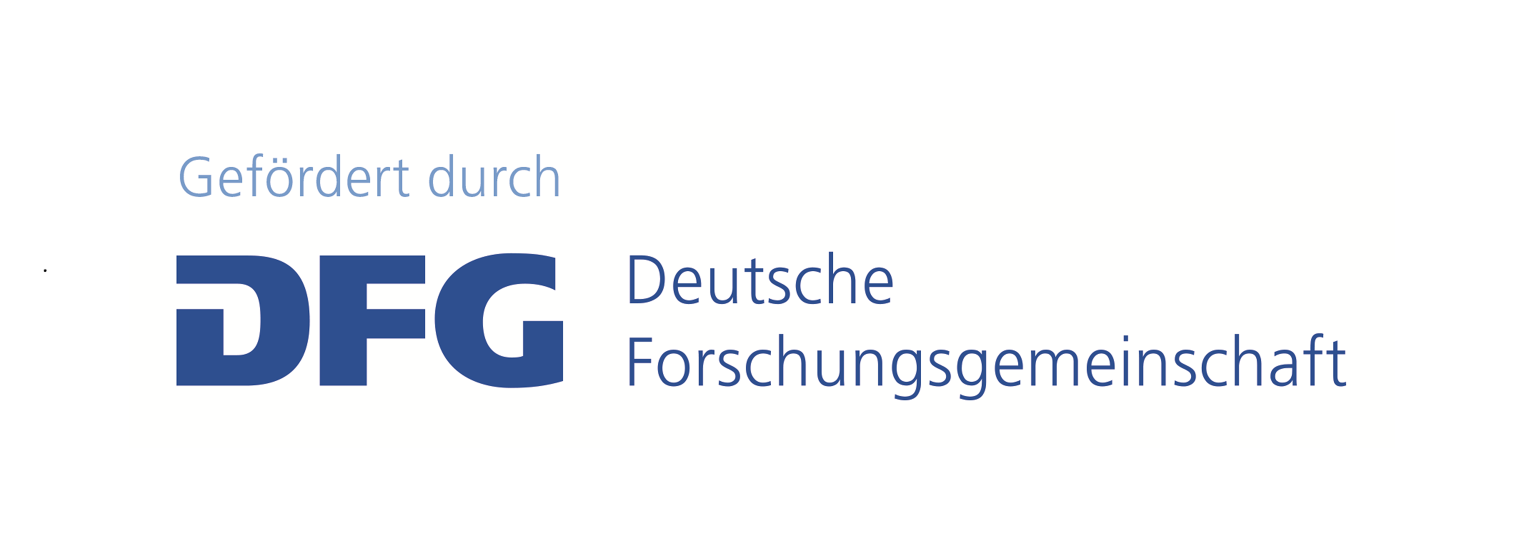 DFG Logo Schriftzug Blau mit Background